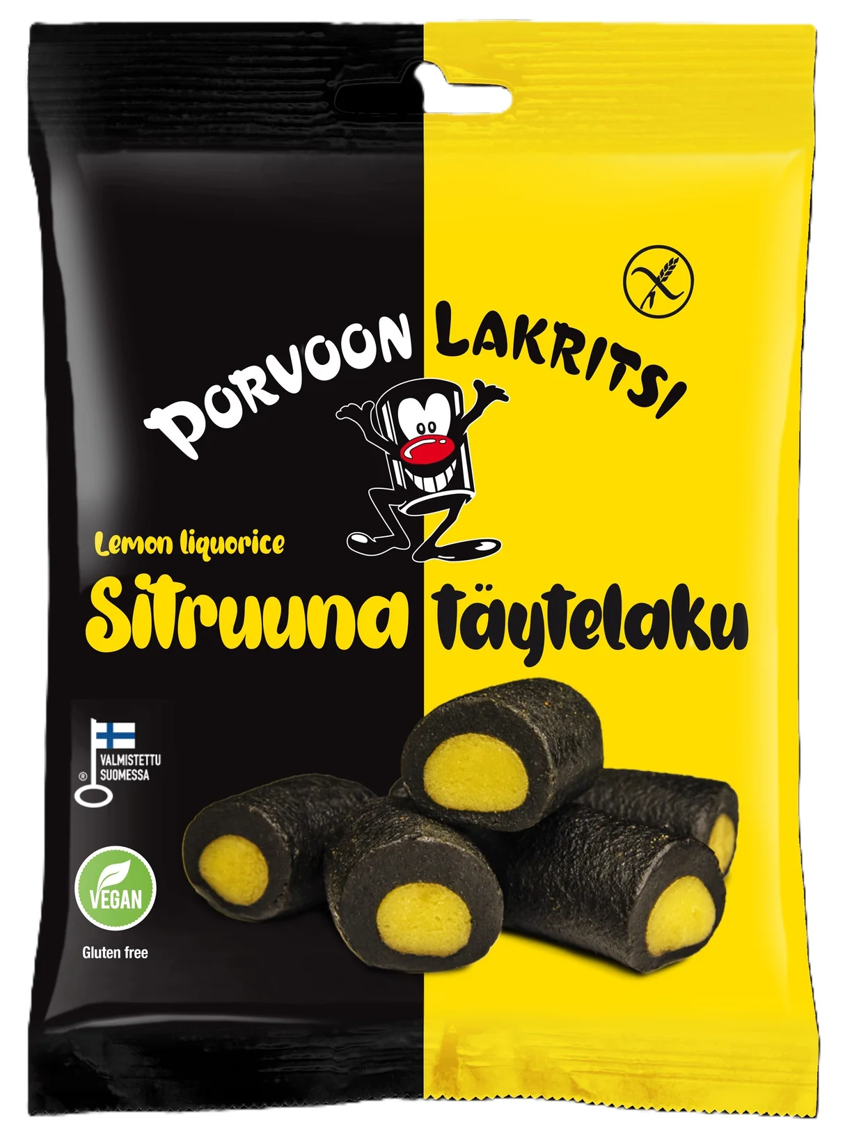 Porvoon - Lakrits Citron, 150g
