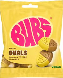 Bubs - Sweet Ovals Banana Toffee, 155g