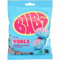 Bubs - Sour Ovals Forest Flavour, 90g