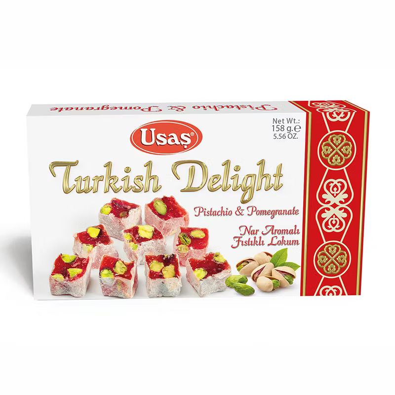 Usas - Turkish Delight Pistage & Granatäpple, 158g