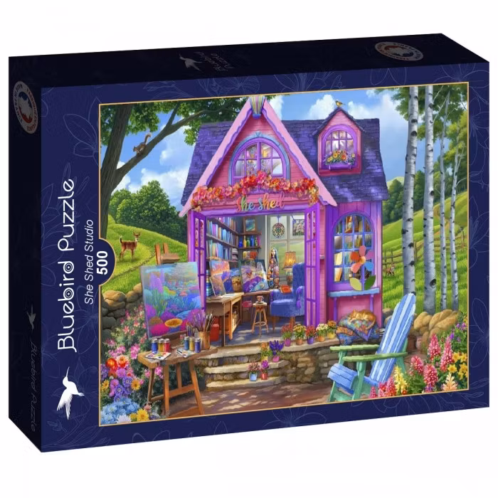 Bluebird - She Shed Studio, 500 bitar