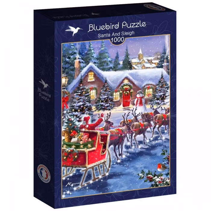 Bluebird - Santa and Sleigh, 1000 bitar