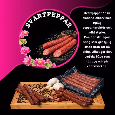 Roosens Delikatesser - Ölkorv Svartpeppar 5-pack, 170-190g