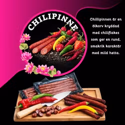 Roosens Delikatesser - Ölkorv Chilipinne 5-pack, 170-190g
