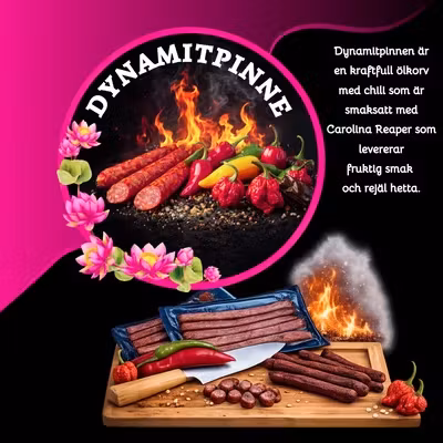 Roosens Delikatesser - Ölkorv Dynamitpinne 5-pack, 170-190g