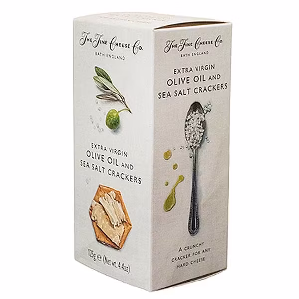 The Fine Cheese Co. - Crackers Olivolja & Havssalt, 125g