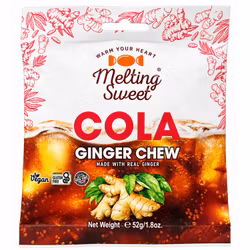 Melting Sweet - Cola Ginger Chew, 52g
