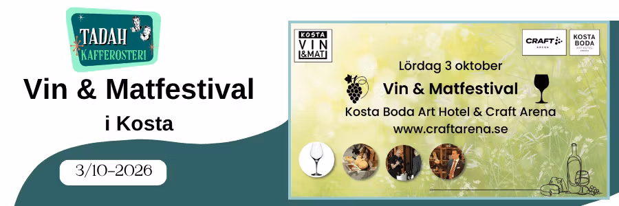 3/10-2026 Vin- & Matfestival i Kosta