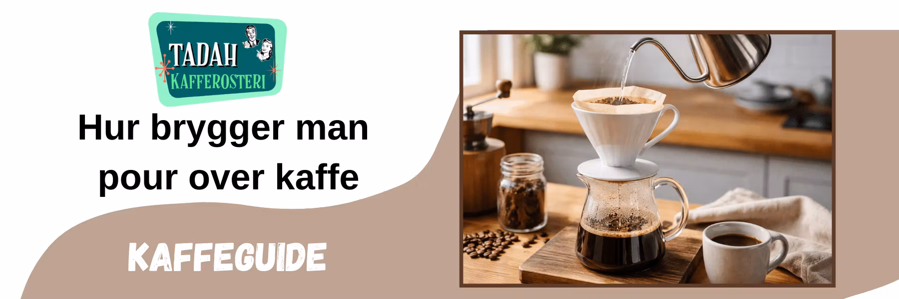 Kaffeguide: Hur brygger man pour over kaffe