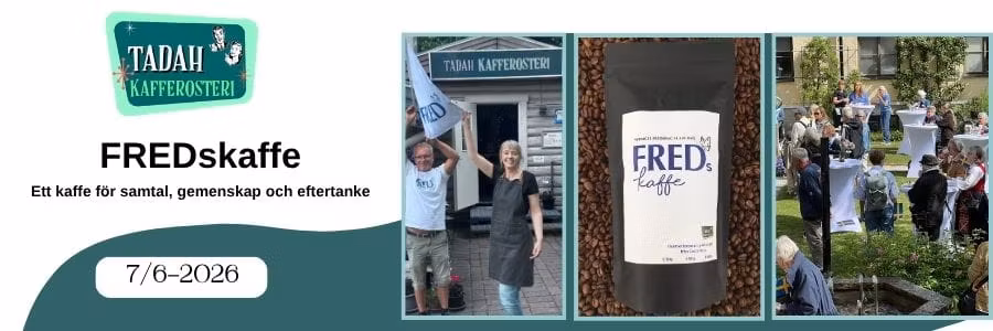 7/6-2026 Premiär för FREDSkaffe