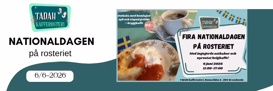 06/06-2026 Fira nationaldagen på rosteriet