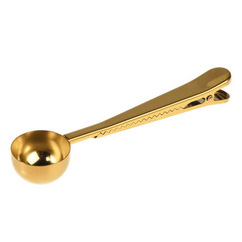Kaffeskopa guld & påsförslutare