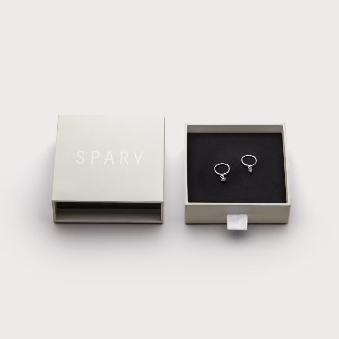 Ohrringe Petite Pearly hoops