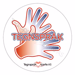 Tegnspråk - rød, hvit og blå (2)