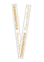 Tegnspråktolk  - Oransje