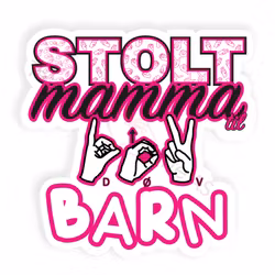 `Tess` Stolt mamma til døv barn - rosa