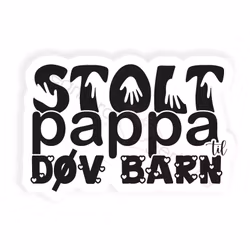 Stolt pappa til døv barn - tekst