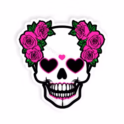 Rose hodeskalle 2