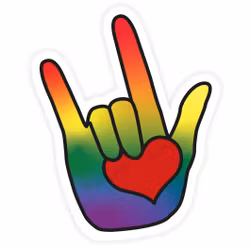 Love - Regnbue med hjerte