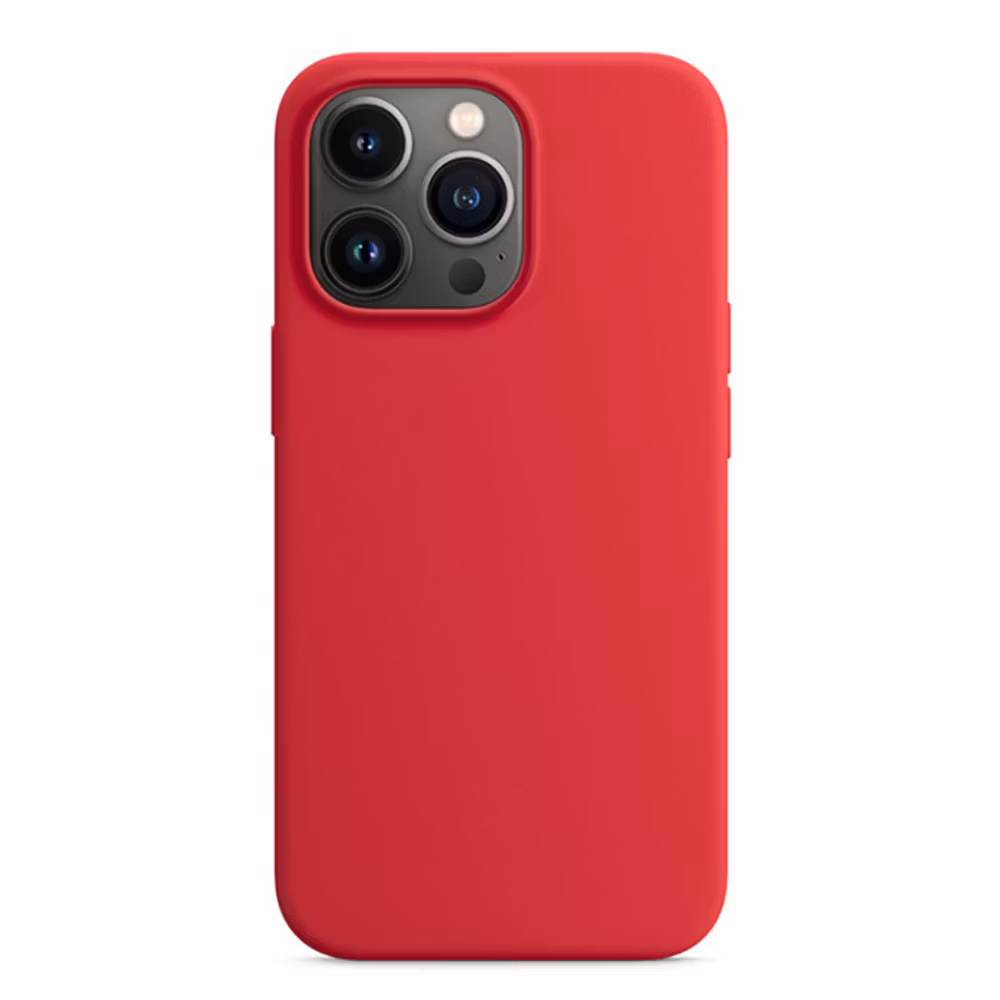 iPhone 13 Pro Max MagSafe Silikonskal Red