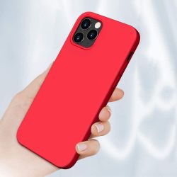Mobilskal i Silikon för iPhone 12 Pro Max Röd