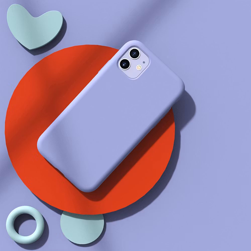 iPhone 13 Pro Max MC Silikonskal Lavender