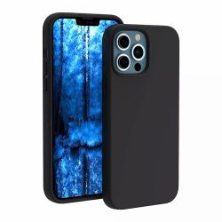 iPhone 12/12Pro MC silikonskal i svart färg