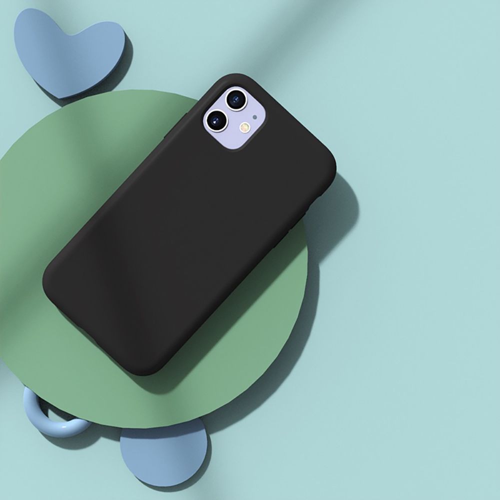 iPhone 12/12Pro MC silikonskal i svart färg