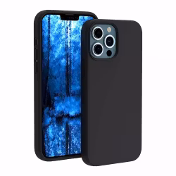 iPhone 13 Pro Max MC silikonskal i svart färg