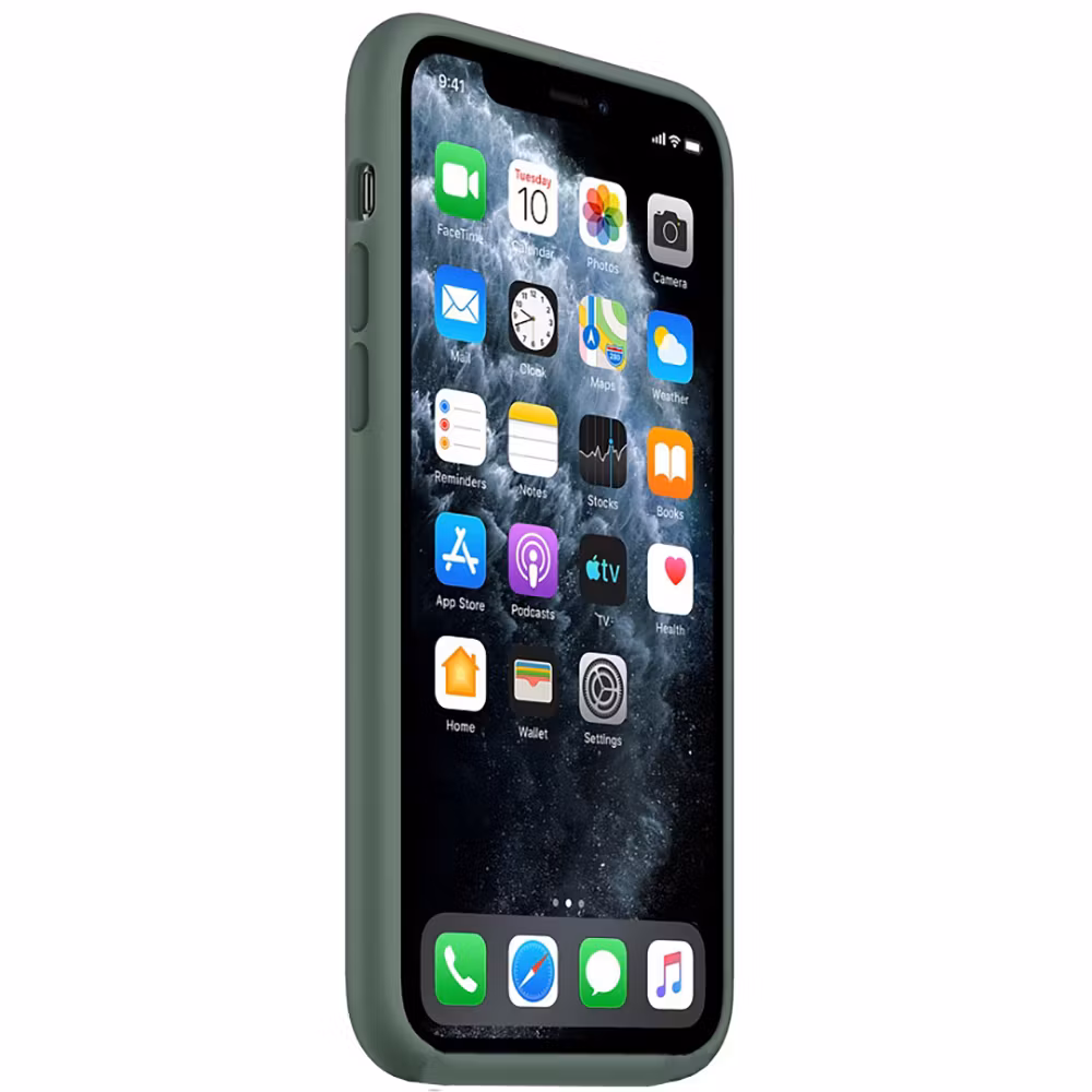 iPhone 12/12Pro MC silikonskal Moss Green