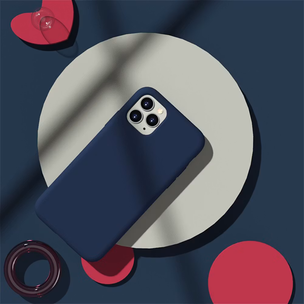iPhone 11/XR MC Silikonskal Dark Blue