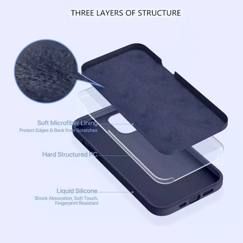 iPhone 11/XR MC Silikonskal Dark Blue
