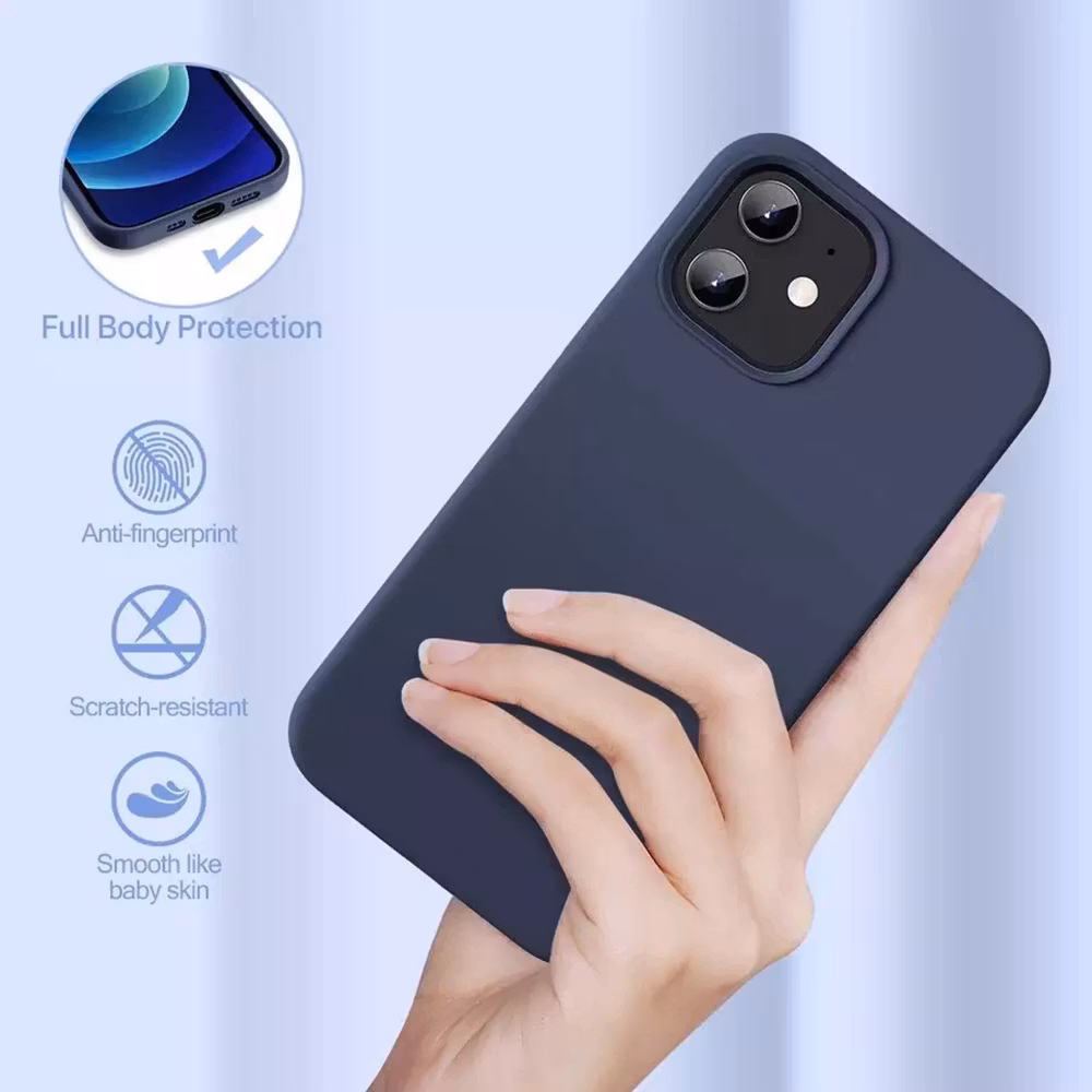 iPhone 11/XR MC Silikonskal Dark Blue