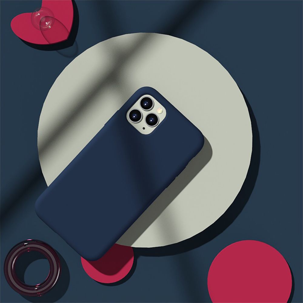 iPhone 13 Pro Max MC Silikonskal mörkblå