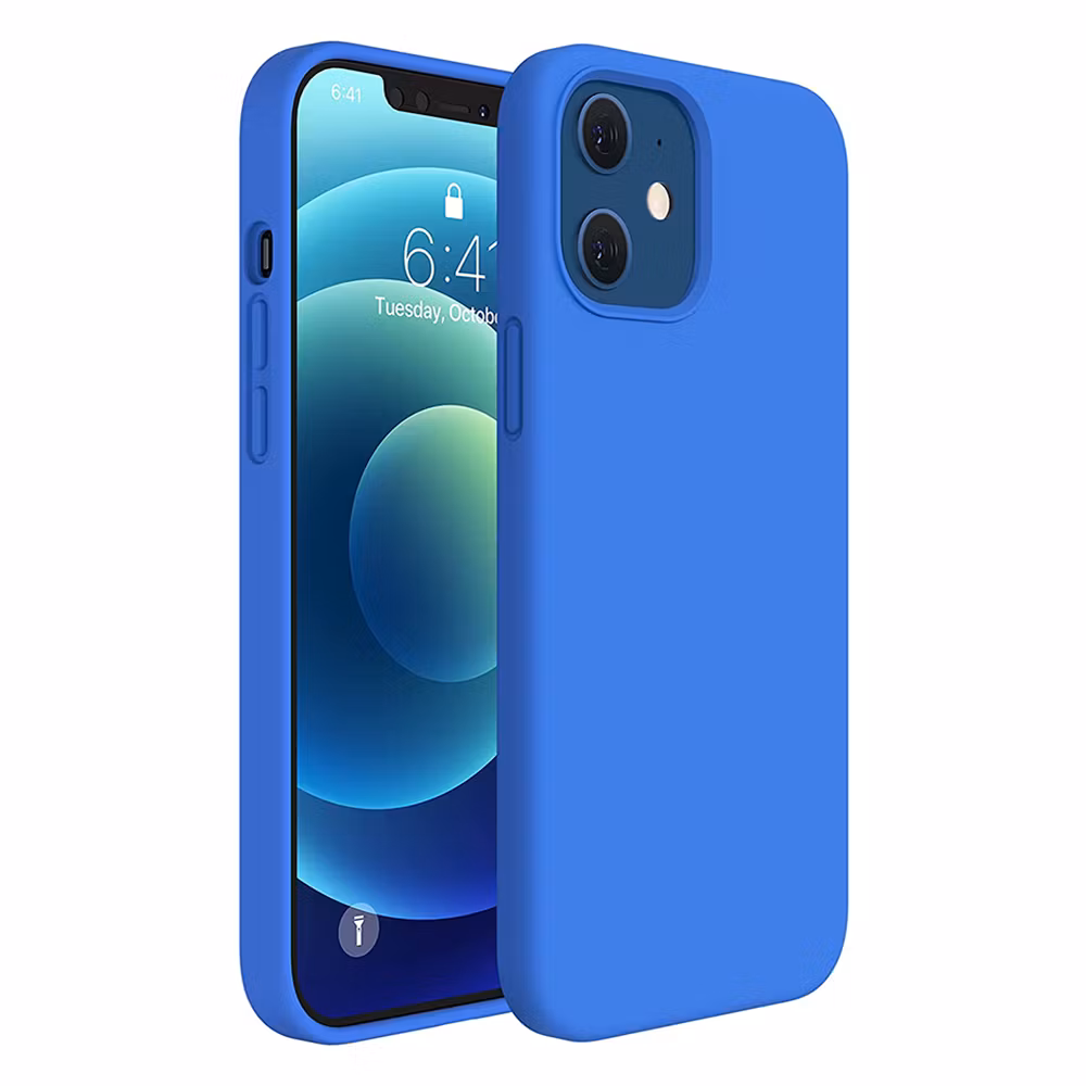 iPhone 11/XR MC Silikonskal blå