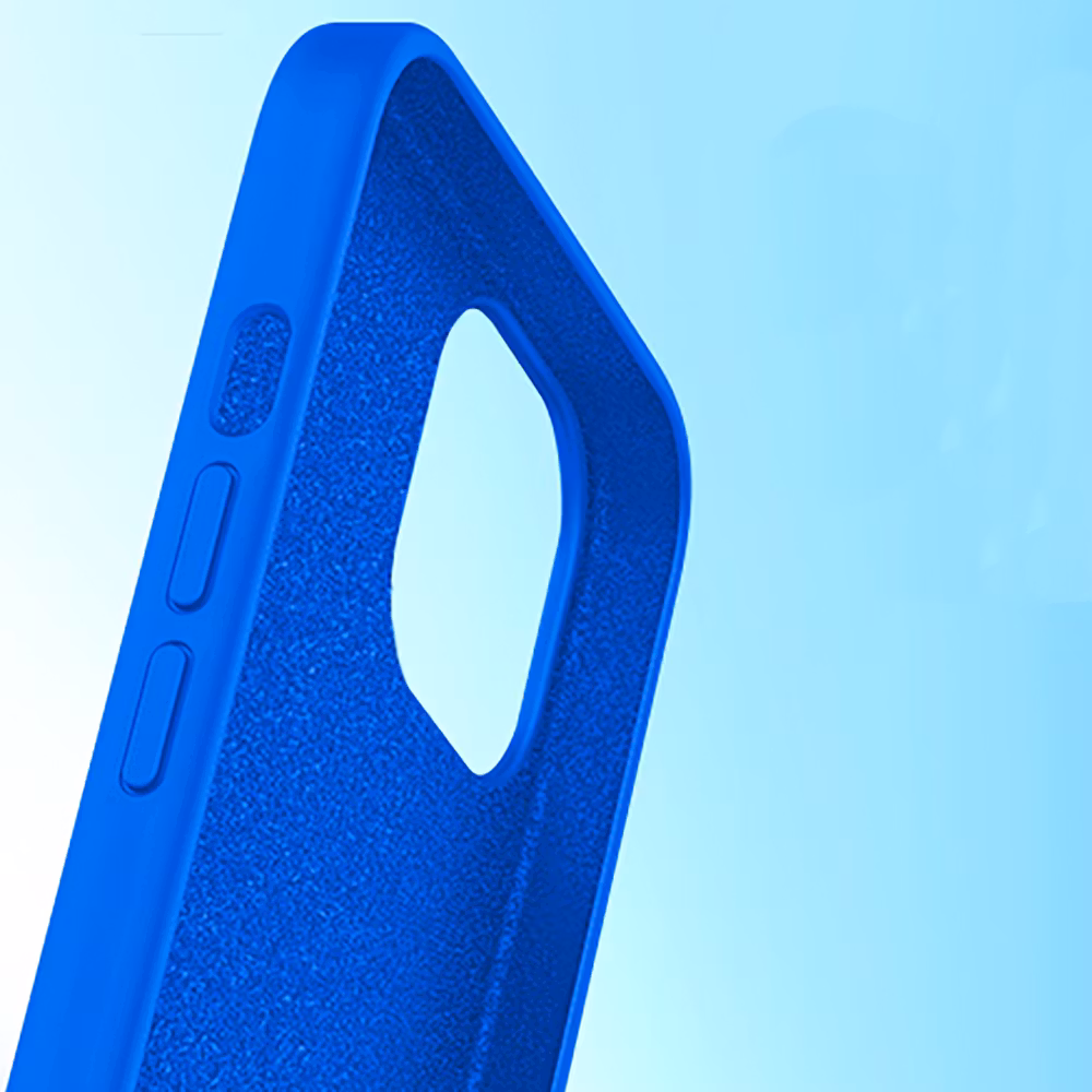 iPhone 11/XR MC Silikonskal blå