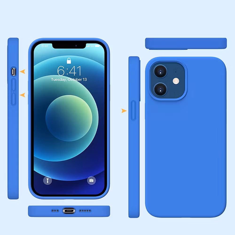 iPhone 11/XR MC Silikonskal blå