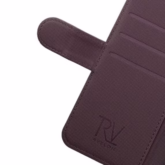 iPhone 14 Pro RV Wallet Case Magnet Dark Cherry
