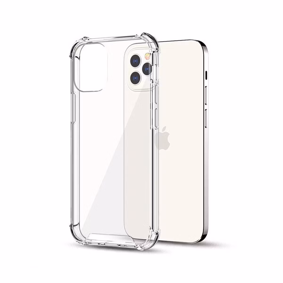 iPhone 14 Pro Shockproof Silicone Case Transparent