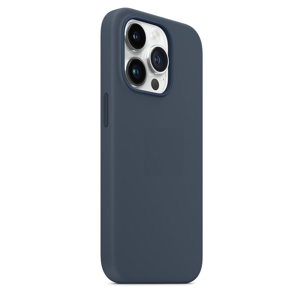iPhone 14 Pro Max MC silikonskal med MagSafe - stormblå
