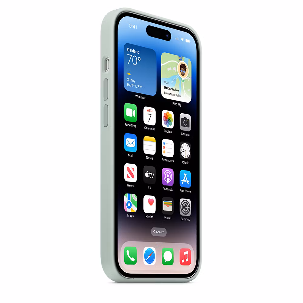 iPhone 14 Pro Max MC silikonskal med MagSafe - suckulent