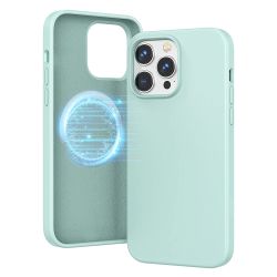 iPhone 14 Pro Max MC silikonskal med MagSafe - suckulent