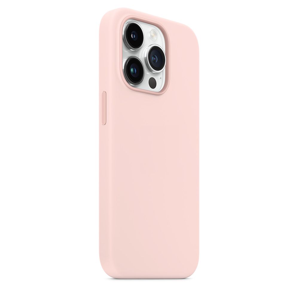 iPhone 14 Pro Max MC silikonskal med MagSafe - kritrosa