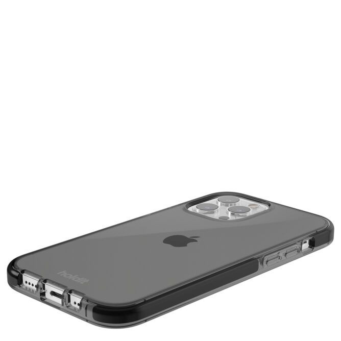 iPhone 14 Pro Holdit mobilskal Seethru Svart