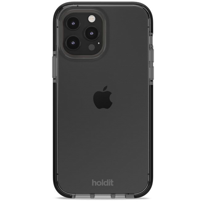 iPhone 14 Pro Holdit mobilskal Seethru Svart