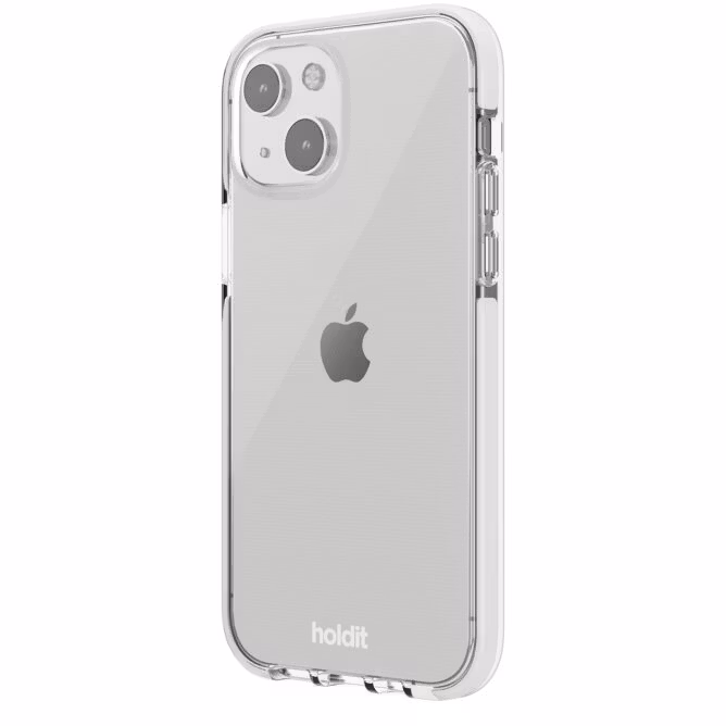 iPhone 14 Plus Holdit mobilskal Seethru Vit