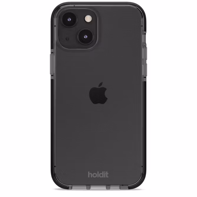iPhone 14 Plus Holdit mobilskal Seethru Svart