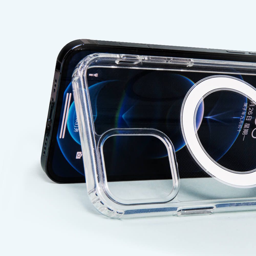 iPhone 14 Pro Clear PC Magnetic Wireless Charging Case Transparent