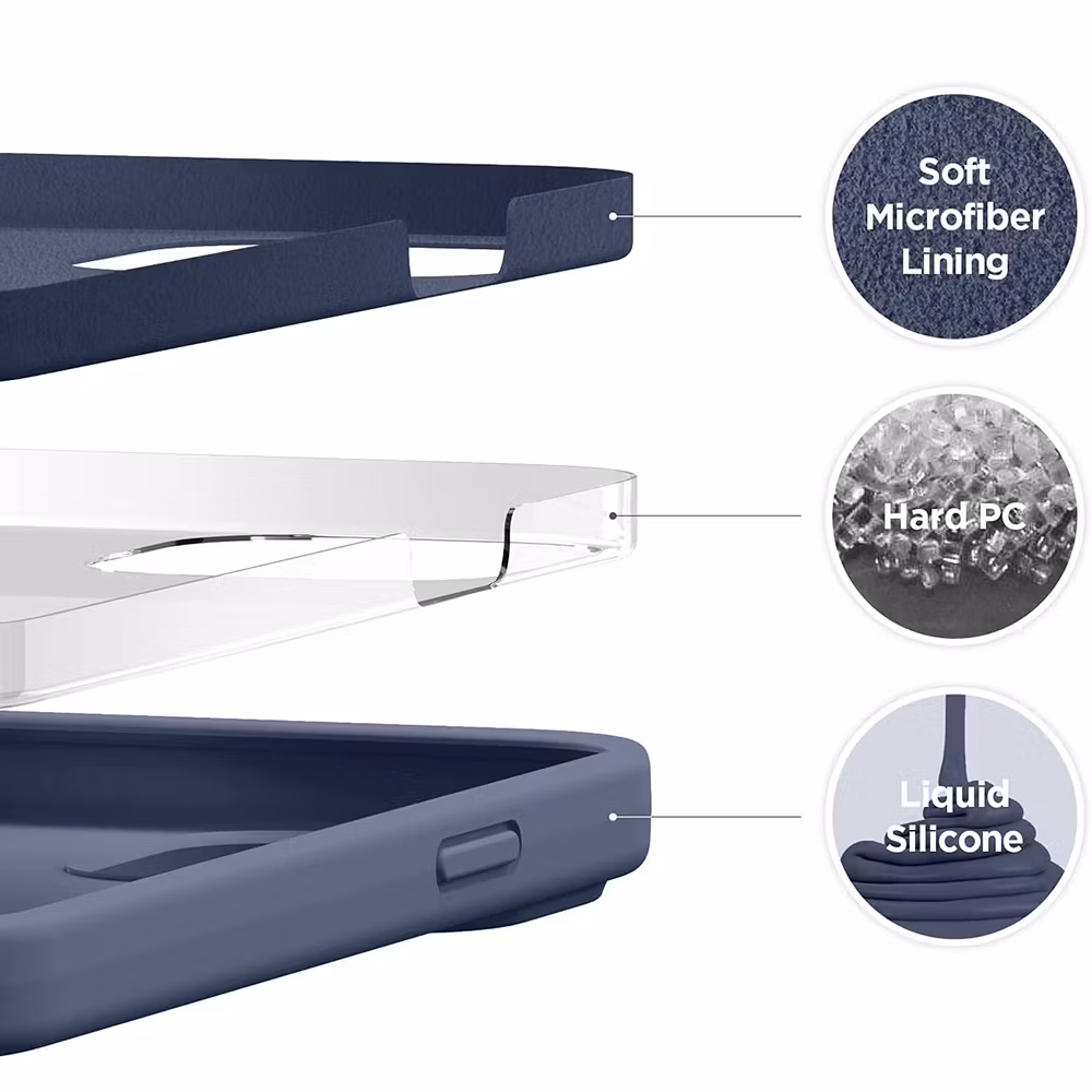 iPhone 14 Pro MC Silikonskal Ice Blue