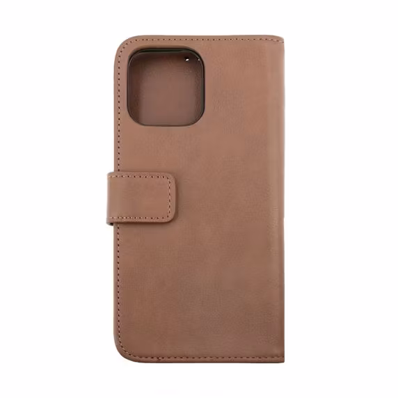 iPhone 14 Pro Max Plånboksfodral Läder Rvelon - Brun